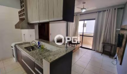 Apartamento com 1 dormitório para alugar, 45 m² por R$ 2.597,58/mês - Jardim Nova Aliança - Ribeirão Preto/SP