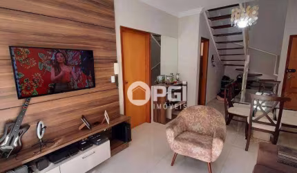 Apartamento Duplex com 2 dormitórios à venda, 82 m² por R$ 340.000,00 - Residencial e Comercial Palmares - Ribeirão Preto/SP
