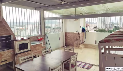 Cobertura de Luxo à Venda em Santos-SP, Bairro Aparecida: 4 quartos, 2 salas, 4 banheiros, 2 vagas, 360 m².