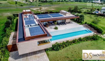 Luxuosa casa à venda no Condomínio Terras de São José II em Itu/SP: 4 suítes, 3 salas, 841m² de pura sofisticação!