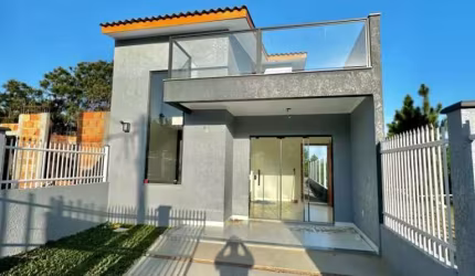 C1003 Casa duplex nova com piscina em Atlântida Sul