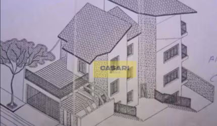 Sobrado com 6 dormitórios à venda, 442 m² - Demarchi - São Bernardo do Campo/SP