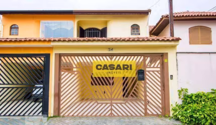 Sobrado com 3 dormitórios à venda, 231 m² - Vila Homero Thon - Santo André/SP