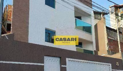 Cobertura com 2 dormitórios à venda, 80 m² - Jardim Alzira Franco - Santo André/SP