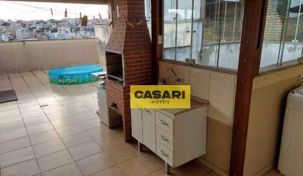 Cobertura à venda, 102 m² por R$ 360.000,00 - Vila Tibiriçá - Santo André/SP