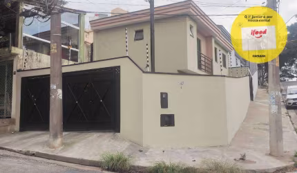 Sobrado com 3 dormitórios à venda, 100 m² - Parque das Nações - Santo André/SP