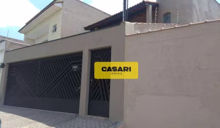 Sobrado com 4 dormitórios, 300 m² - venda por R$ 900.000,00 ou aluguel por R$ 8.108,33/mês - Utinga - Santo André/SP
