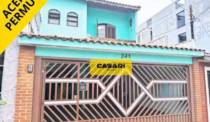 Sobrado com 3 dormitórios à venda, 185 m²  - Assunção - São Bernardo do Campo/SP