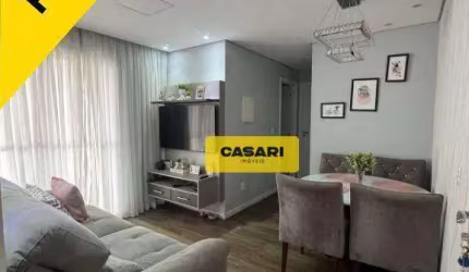 Apartamento com 2 dormitórios à venda, 52 m² - Vila Alzira - Santo André/SP