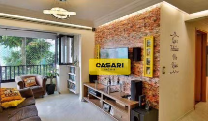 Apartamento com 3 dormitórios à venda, 92 m² - Vila Leopoldina - Santo André/SP