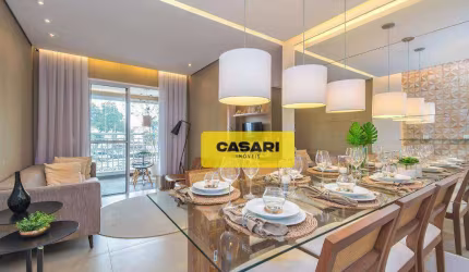Apartamento com 3 dormitórios à venda, 61 m² por R$ 452.632,00 - Vila Bartira - Santo André/SP