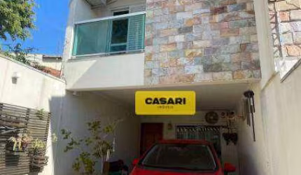 Sobrado com 3 dormitórios à venda, 101 m² - Vila Alzira - Santo André/SP