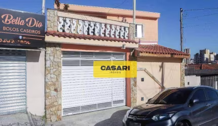 Sobrado com 3 dormitórios à venda, 187 m² - Jardim Stella - Santo André/SP