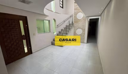 Sobrado com 4 dormitórios à venda, 264 m² - Vila Pires - Santo André/SP