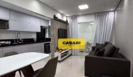 Apartamento com 3 dormitórios à venda, 76 m² - Vila Curuçá - Santo André/SP