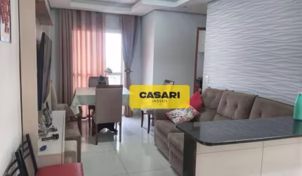 Apartamento com 2 dormitórios à venda, 52 m² - Santa Maria - Santo André/SP