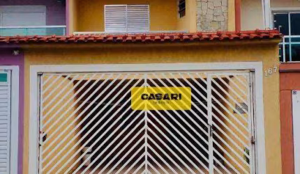 Sobrado com 3 dormitórios à venda, 175 m²- Vila América - Santo André/SP