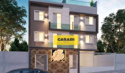 Apartamento com 2 dormitórios à venda, 44 m² - Vila Luzita - Santo André/SP