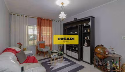 Sobrado com 3 dormitórios à venda, 176 m² - Parque Erasmo Assunção - Santo André/SP