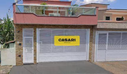 Sobrado com 3 dormitórios à venda, 227 m² por R$ 940.000,00 - Vila Scarpelli - Santo André/SP