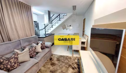 Cobertura com 2 dormitórios à venda, 100 m² - Parque Jaçatuba - Santo André/SP