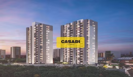 Apartamento com 2 dormitórios à venda, 56 m² - Vila Assunção - Santo André/SP