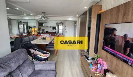 Apartamento com 3 dormitórios à venda, 70 m² por R$ 540.000 - Vila Valparaíso - Santo André/SP