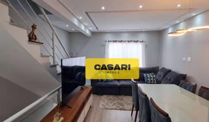 Sobrado com 2 dormitórios à venda, 123 m² - Parque Novo Oratório - Santo André/SP