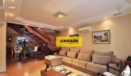 Sobrado com 3 dormitórios à venda, 266 m² - Paraíso - Santo André/SP
