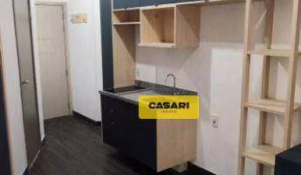 Apartamento com 1 dormitório para alugar, 20 m²  - Santo Antônio - São Caetano do Sul/SP