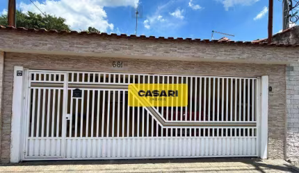 Casa com 2 dormitórios à venda, 170 m² - Assunção - São Bernardo do Campo/SP