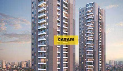 Apartamento com 3 dormitórios à venda, 87 m² - Jardim - Santo André/SP