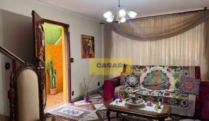 Sobrado com 3 dormitórios à venda, 171 m² - Campestre - Santo André/SP