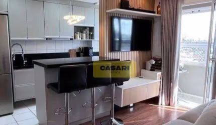 Apartamento com 2 dormitórios à venda, 50 m² - Vila Metalúrgica - Santo André/SP