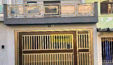 Sobrado com 3 dormitórios à venda, 192 m² - Vila Camilópolis - Santo André/SP