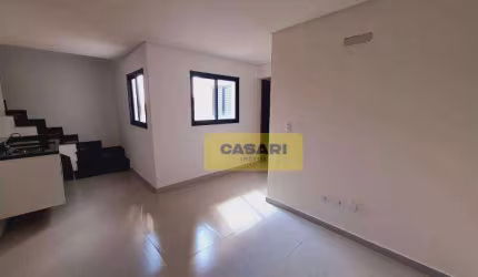 Cobertura com 2 dormitórios, 90 m² - venda  ou aluguel- Vila Scarpelli - Santo André/SP