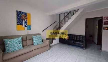 Sobrado com 3 dormitórios à venda, 119 m²- Jardim do Estádio - Santo André/SP