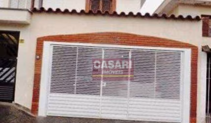 Sobrado com 3 dormitórios à venda, 168 m² por R$ 610.000,00 - Vila Scarpelli - Santo André/SP