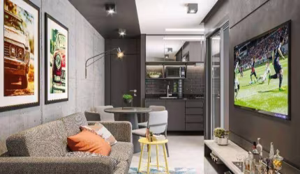 Apartamento com 2 dormitórios à venda, 37 m² - Jardim do Estádio - Santo André/SP