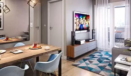 Apartamento com 2 dormitórios à venda, 53 m² por R$ 413.000,00 - Vila Tibiriçá - Santo André/SP