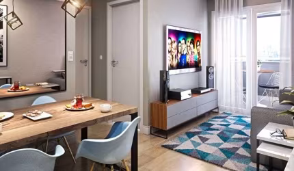Apartamento com 2 dormitórios à venda, 53 m² - Vila Tibiriçá - Santo André/SP