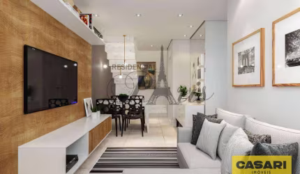Sobrado com 2 dormitórios à venda, 69 m² por R$ 389.000,00 - Vila Príncipe de Gales - Santo André/SP