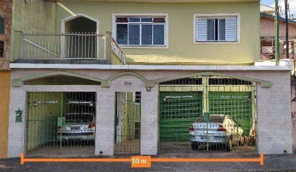 Sobrado com 4 dormitórios à venda, 250 m² - Jardim do Estádio - Santo André/SP