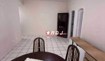 Apartamento com 1 dormitório para alugar, 60 m² por R$ 2.990,00/mês - Boqueirão - Santos/SP