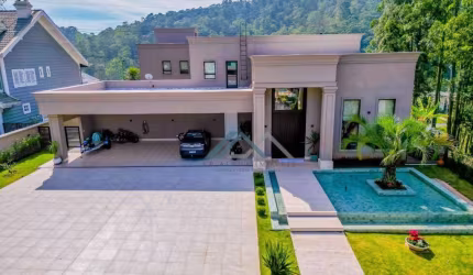 Mansão com 5 suítes, mobiliada à venda, 1000 m² por R$ 32.000.000 - Tamboré 1 - Barueri/SP
