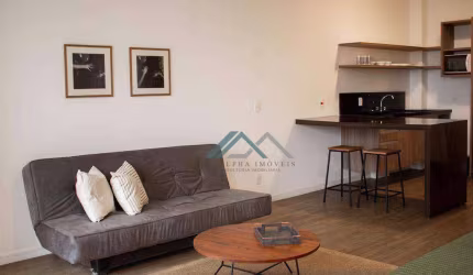 Studio Mobiliado com 1 dormitório para alugar, 45 m² por R$ 4.300/mês - Edifício Link Studios - Santana de Parnaíba/SP