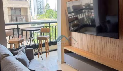 Lindo Studio Mobiliado com 1 dormitório para alugar, 40 m² por R$ 6.770/mês - Fiori - Barueri/SP