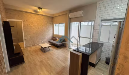 Apartamento Garden Mobiliado com 1 suíte para alugar, 60 m² por R$ 5.776/mês - Edifício Acqua Park Alphaville - Barueri/SP