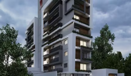 Apartamento à venda em Joinville-SC, no Saguaçu, com 3 quartos, 1 suíte, 3 salas, 2 banheiros, 2 vagas de garagem e 117,02 m².