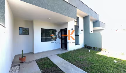 Casa Geminada Térrea com Suíte e Churrasqueira - A 800m da Praia de Tabuleiro!